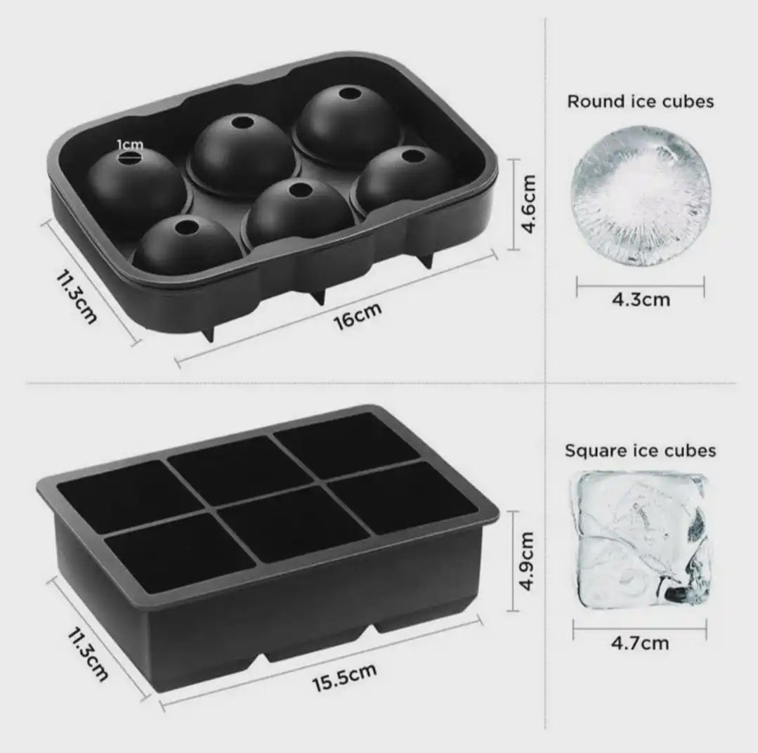 Ice Mold - Ball & Cube قال ثلج