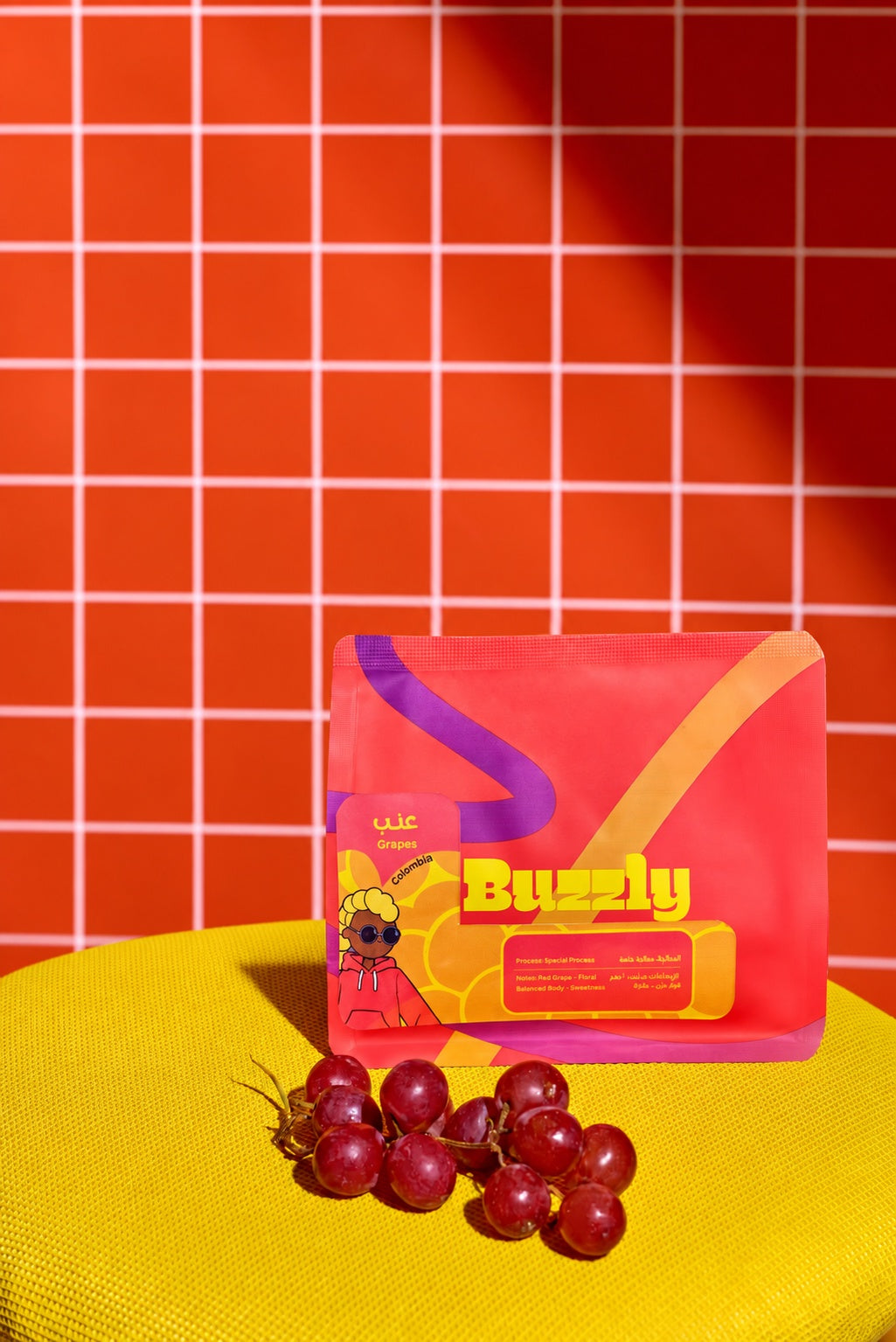 Buzzly Colombia Grape 125g | بن كولومبيا