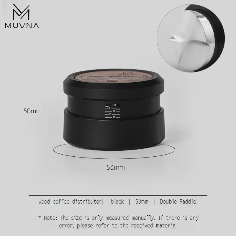MUVNA Gravity Distributor Gray 53mm X Shape |موزّع القهوة (دستربيوتر)