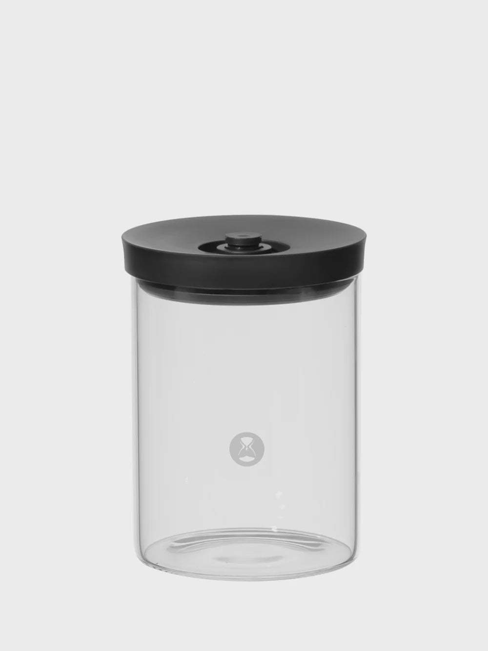 TimeMore Glass Canister 2.0 - 800ml - Black | علبة تخزين