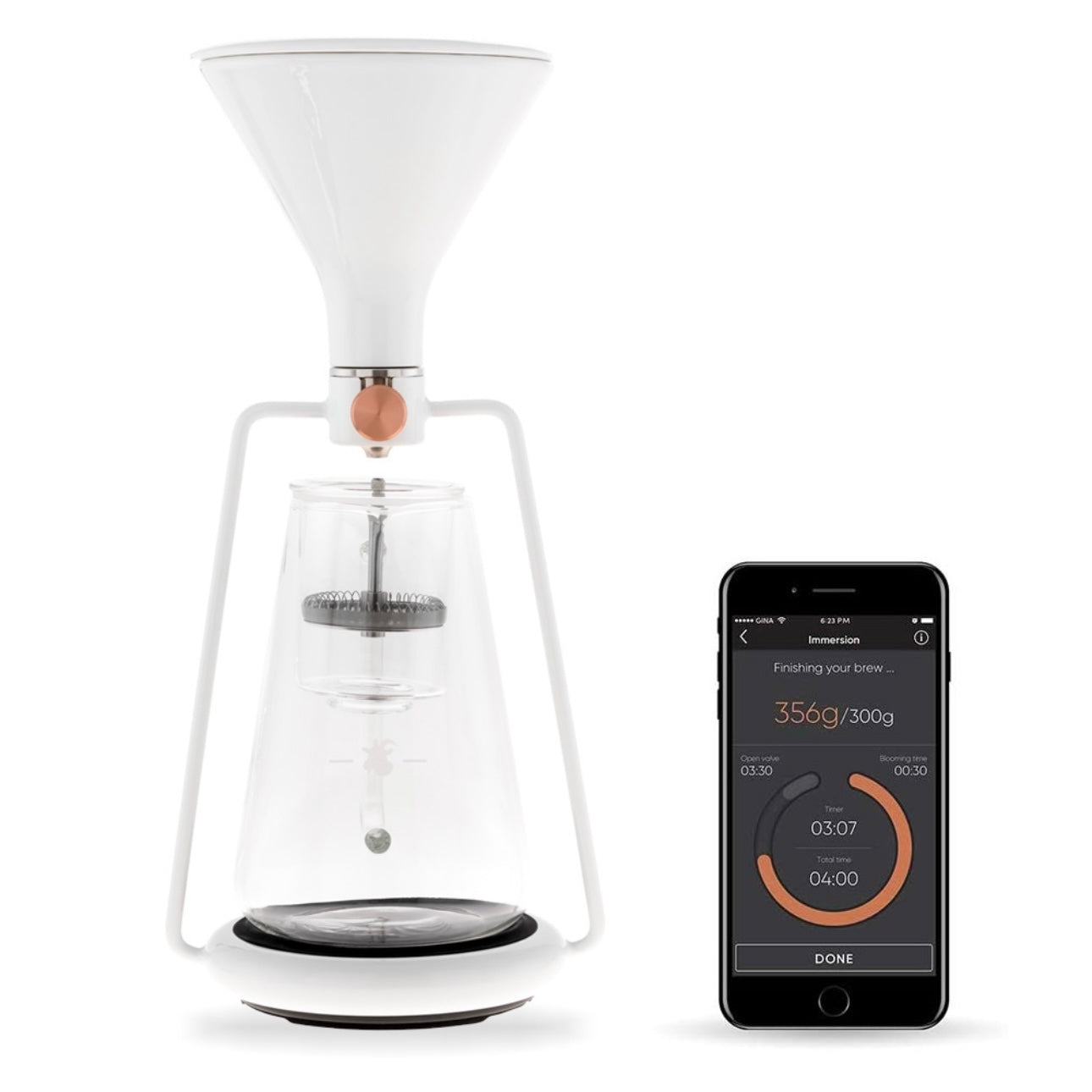 Goat Story Smart Gina - White اداة تقطير القهوة