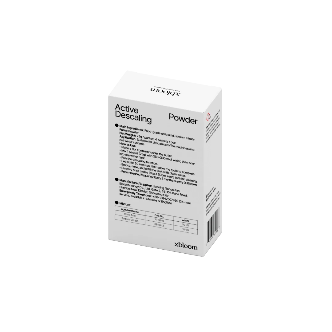 Xbloom Active Descaling Powder 25g*4 |مسحوق إزالة التكلسات