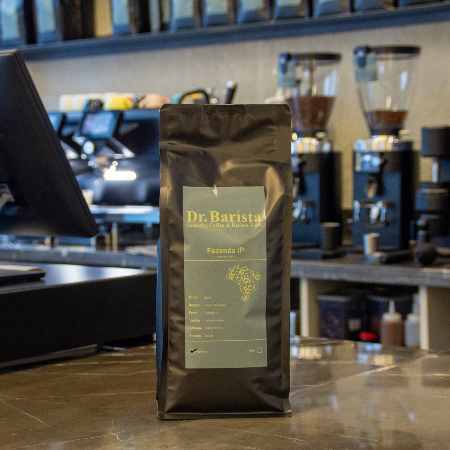 Dr.barista FAZENDA IP Brazil - Espresso 1kg بن فازيندا