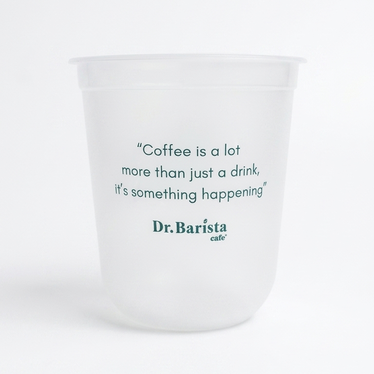 Dr Barista Plastic Cold Cups 14oz (420ml) 25pcs | أكواب بلاستيكية