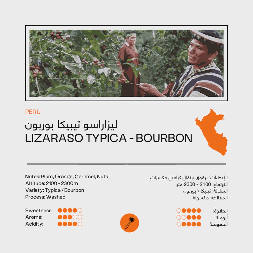 48 East Peru Lizaraso Typica Bourbon 250g- Espresso