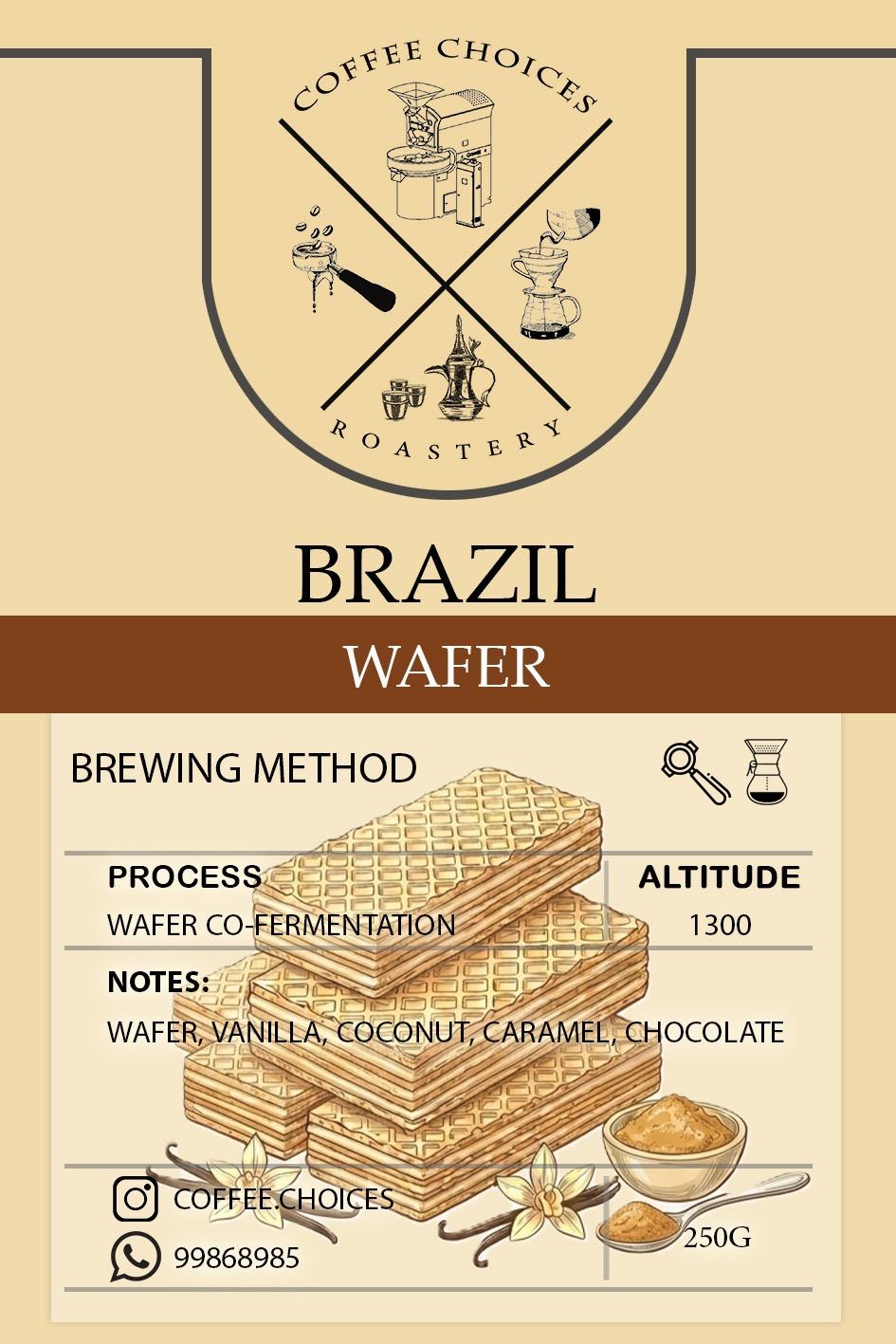 Coffee Choice Brazil Wafer 250g | بن البرازيل