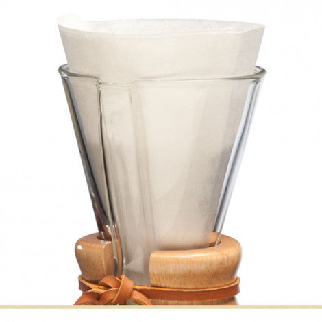 Chemex 3 Cups Paper Filter Half-Moon 100 pcs فلتر ورقي