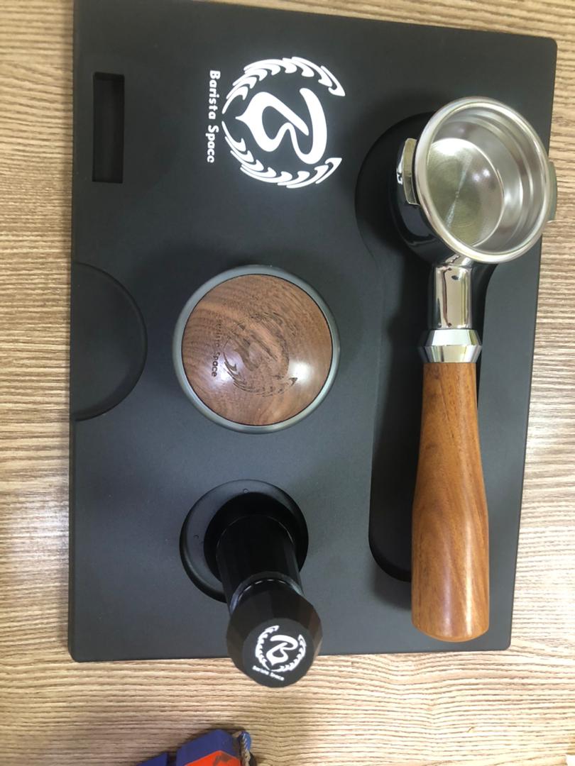 Barista Space Rubber Tamping Mat Black