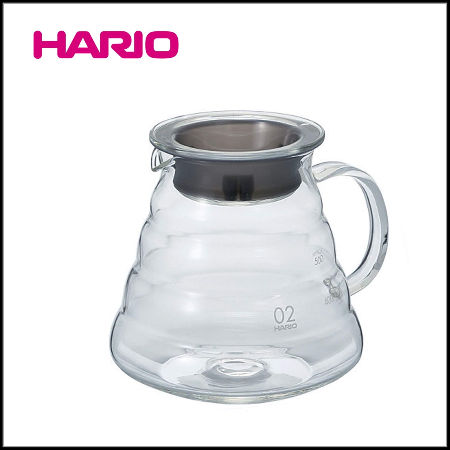 Hario V60 Range Glass Server 600ml ابريق زجاجي
