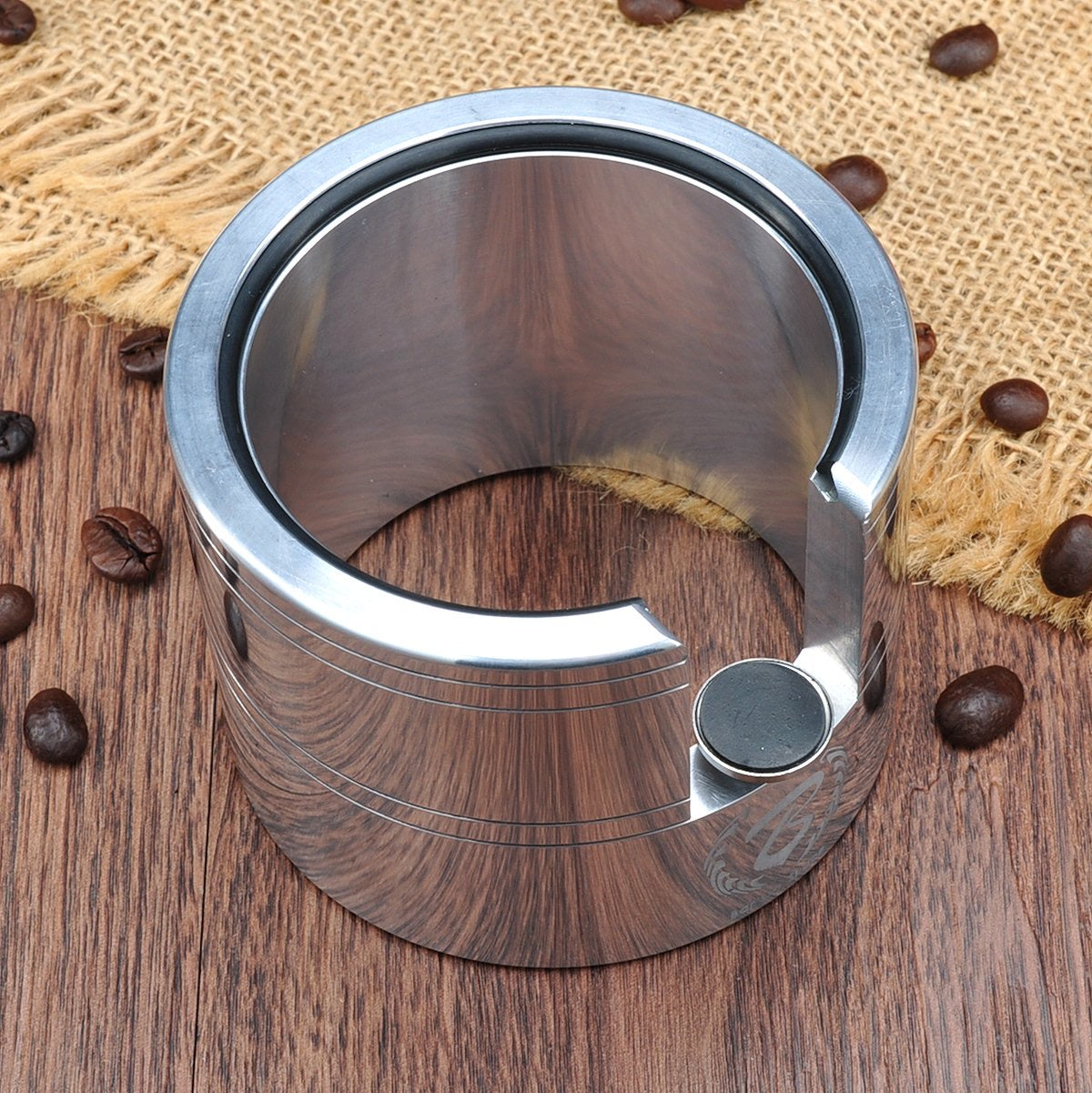 Barista Space Height Adjustable Tamping station 58mm Silver قاعدة كبس