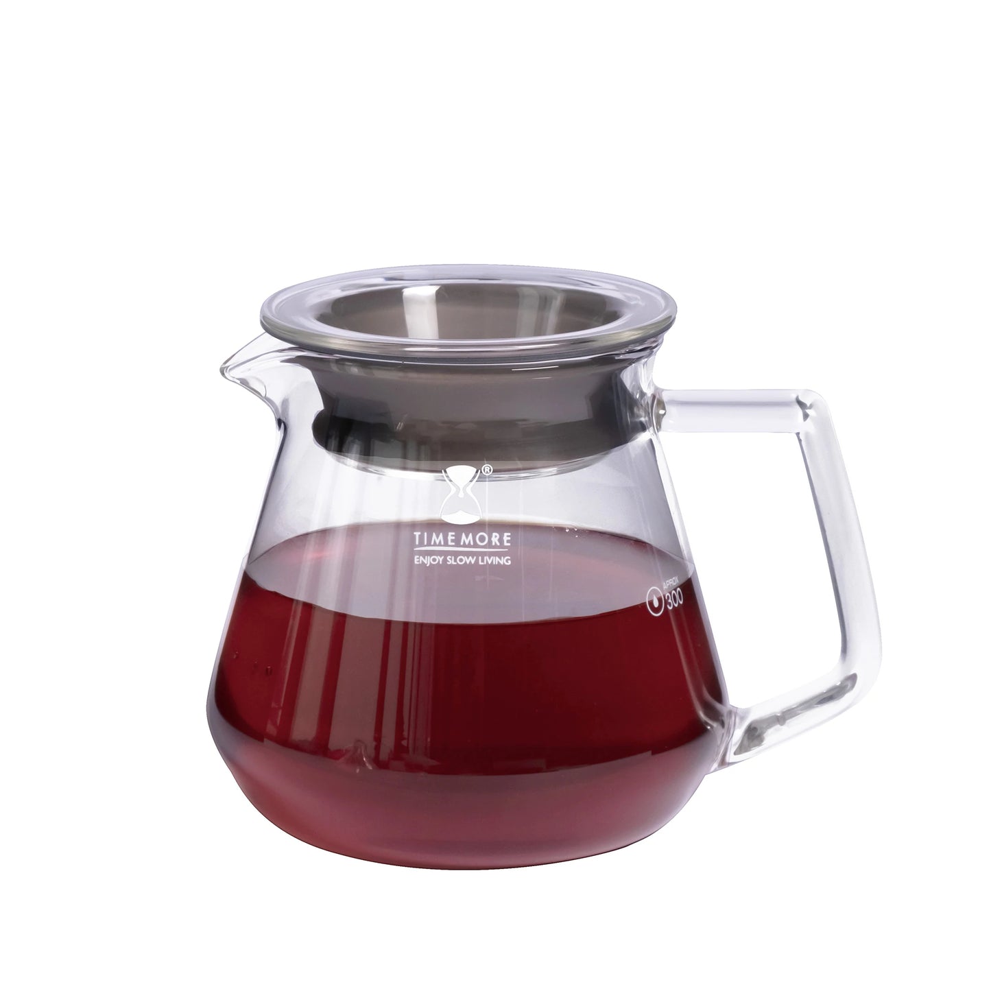 TimeMore Coffee Server 600ml - Transparent Black