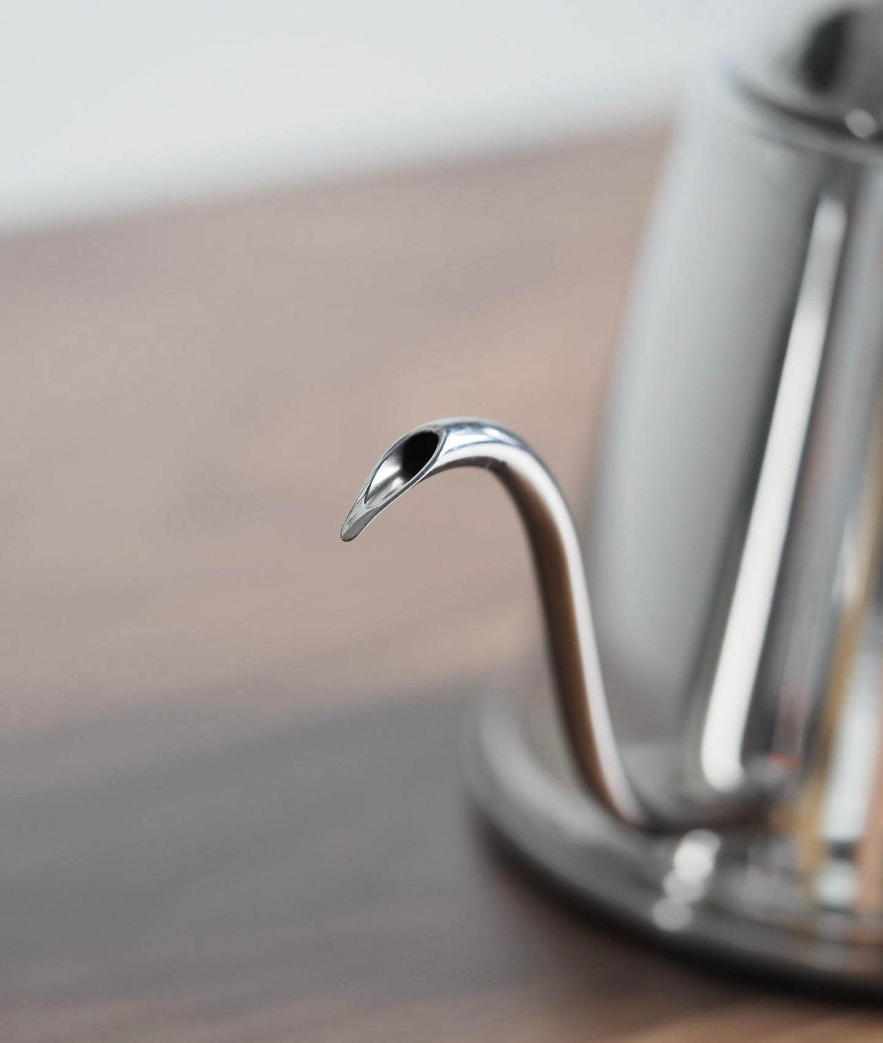 Cafec Tsubame Stainless Steel Kettle with Wooden Handle 1000ml غلاية