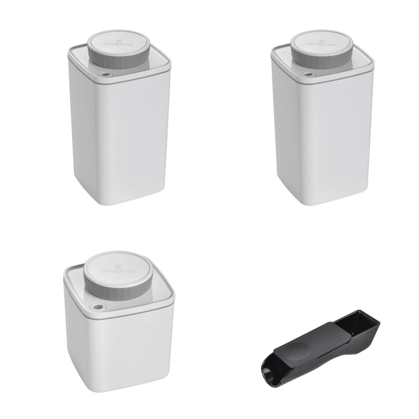ANKOMN Vacuum Turn-n-Seal Container Set - 4 pieces علب