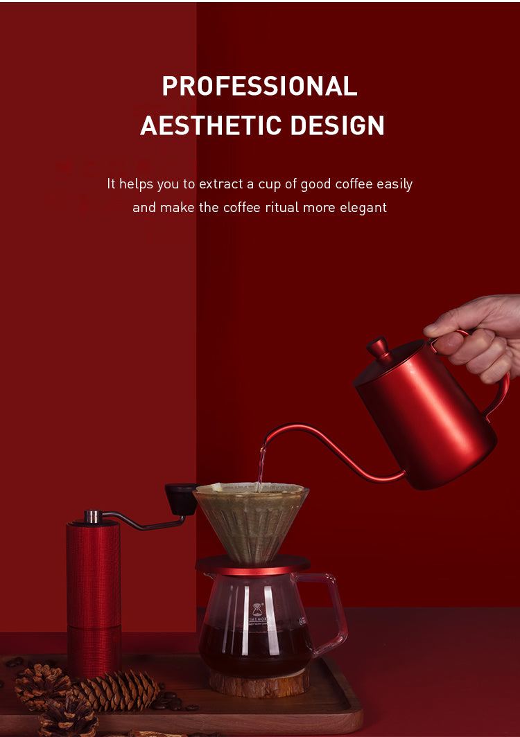 TimeMore C3S Pour Over Set - Festival Red