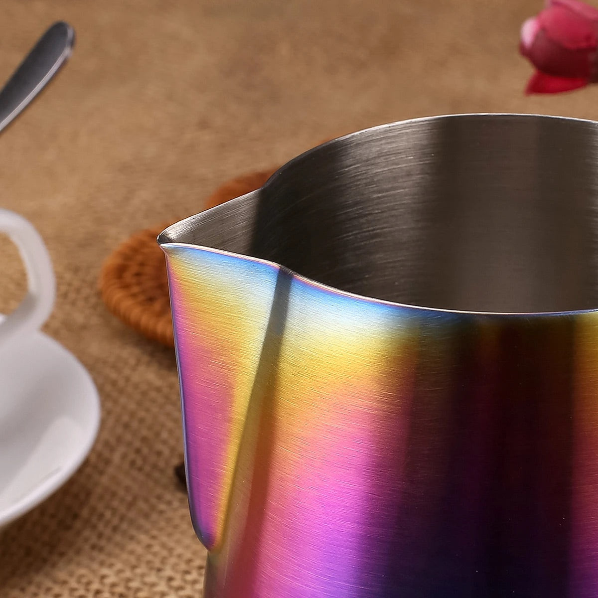 Barista Space Sandy Rainbow Pitcher بتشر