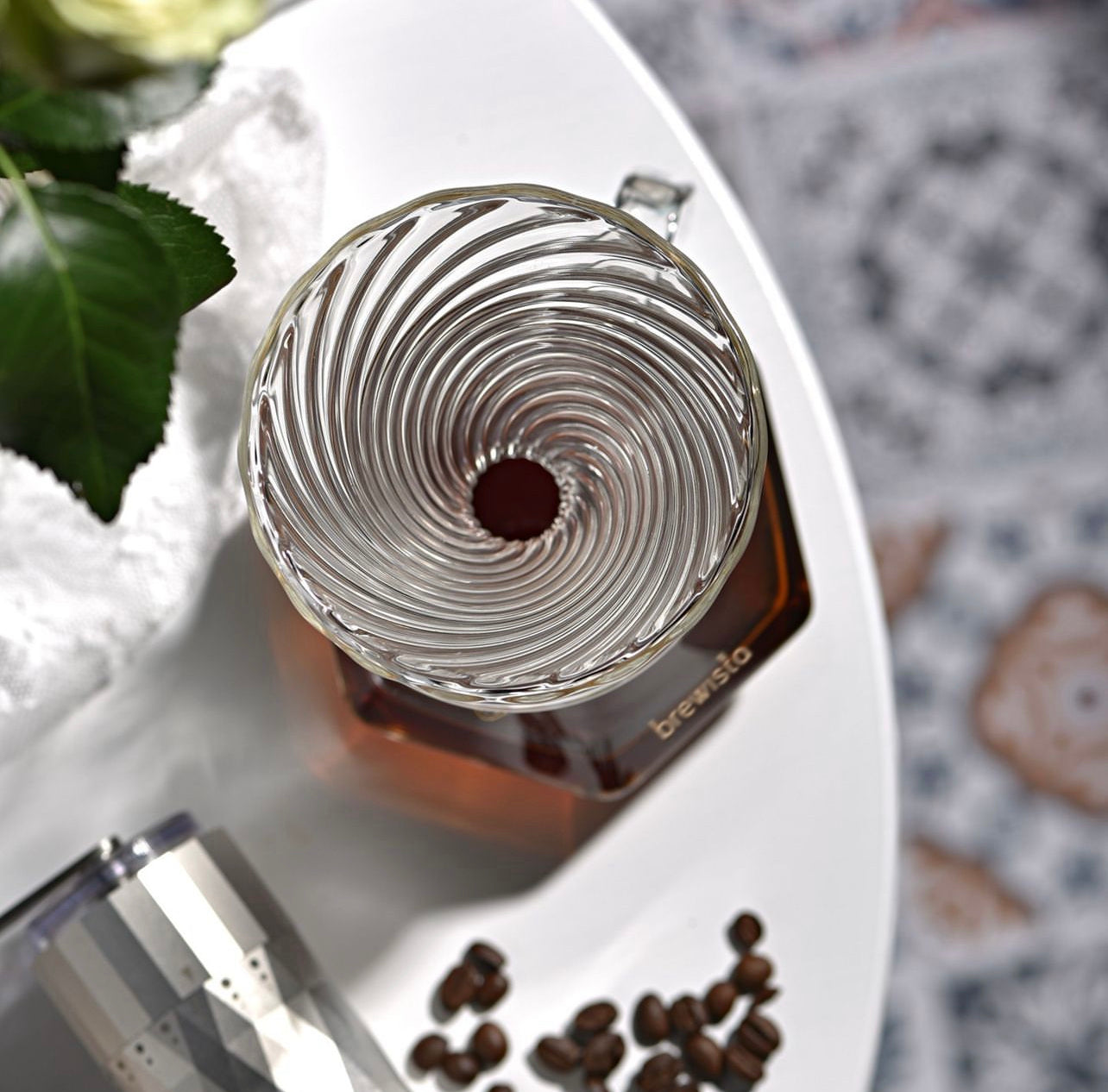 Brewista Tornado Glass Dripper قمع تقطير