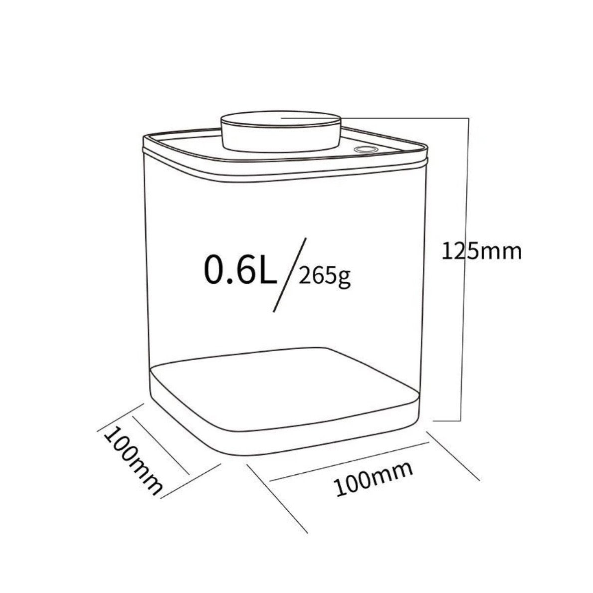 ANKOMN 0.6L علب لحفظ القهوة