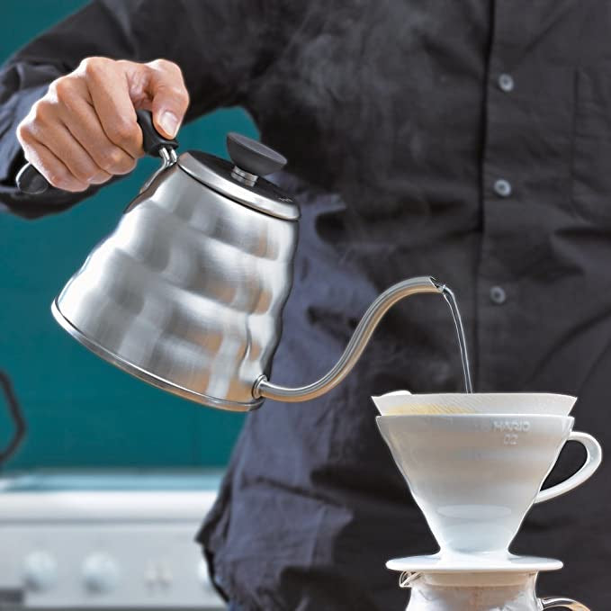 Hario Buono Kettle Silver 1.2 L غلاية ماء