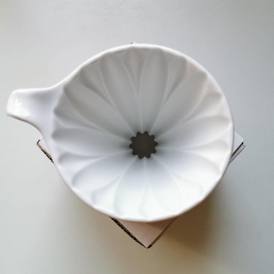 Cafec Ceramic Flower Dripper 2-4 Cups قمع تقطير