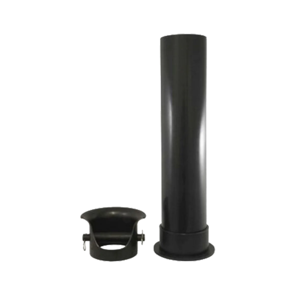 Crema Pro Floor Standing Knock-out Tube Black وعاء تفريغ البن