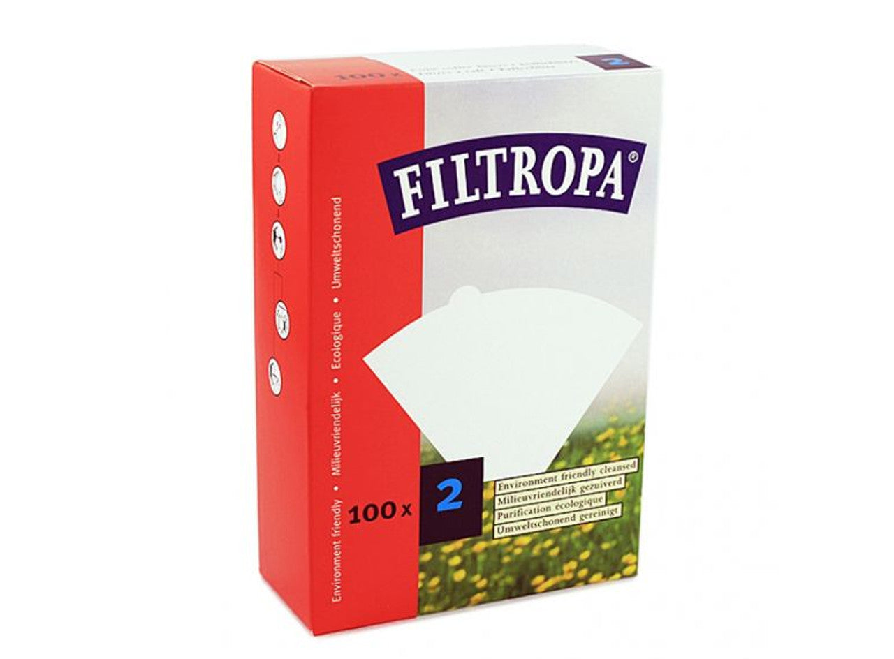Filtropa White Filter Size 2- 100 pc فلتر ورقي
