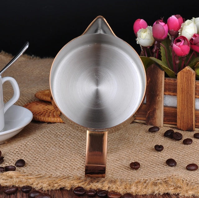 Barista Space Rose Gold Pitcher بتشر