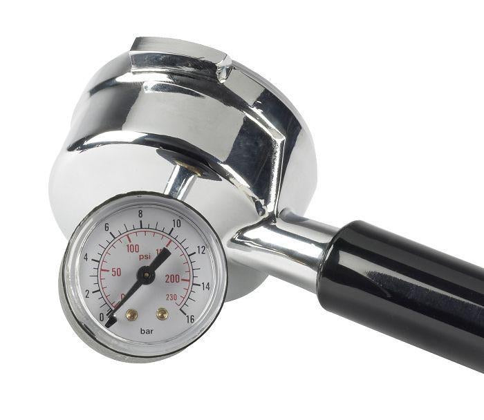 Portafilter shop pressure gauge