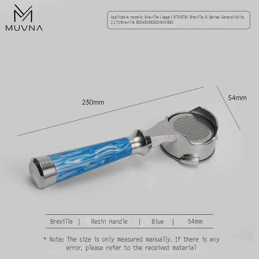 MUVNA Lucifer Portafilter 54mm for Breville - Blue | حامل البورتافلتر