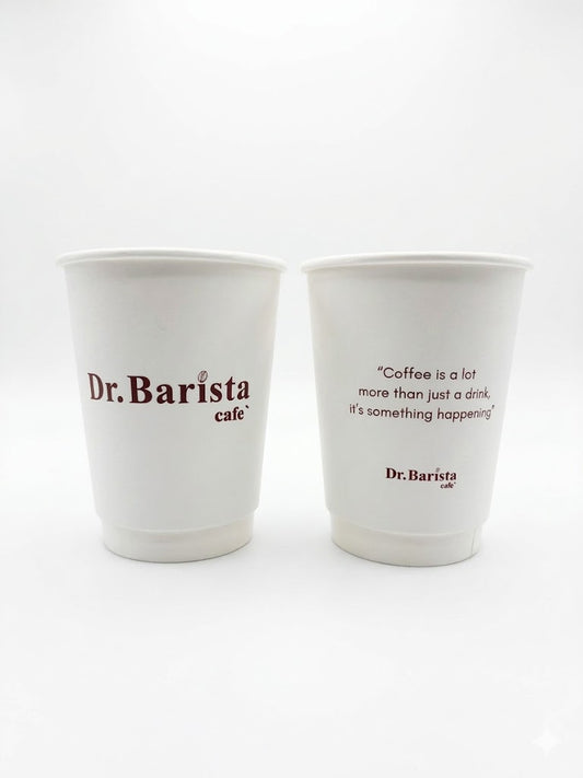 Dr Barista Paper Cups 08oz (250ml) - 25pcs | كوب ورقي