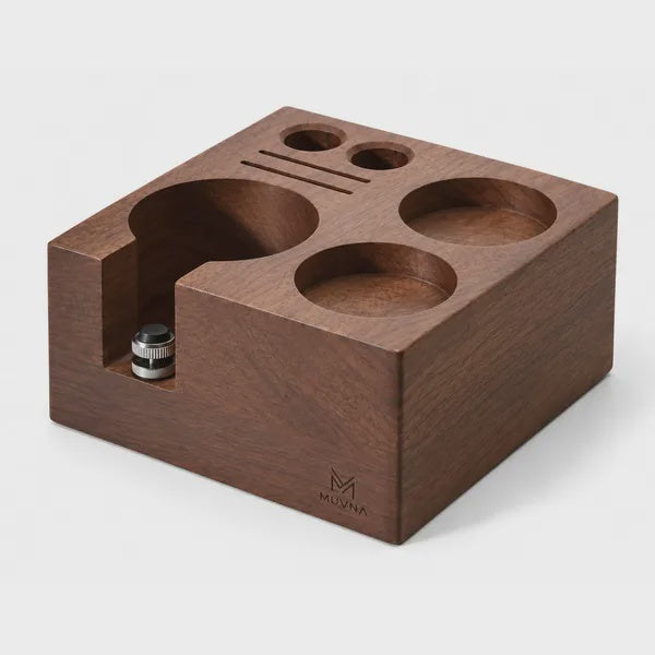 MUVNA Solid Wood Drawer Tamping Station |قاعدة كبس القهوه