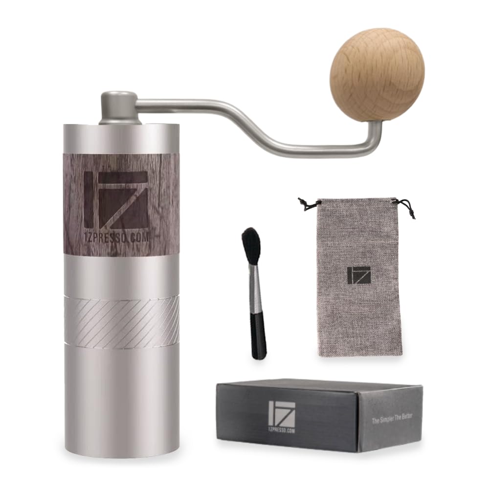 1Zpresso Q  Manual Grinder - Silver مطحنة يدوية
