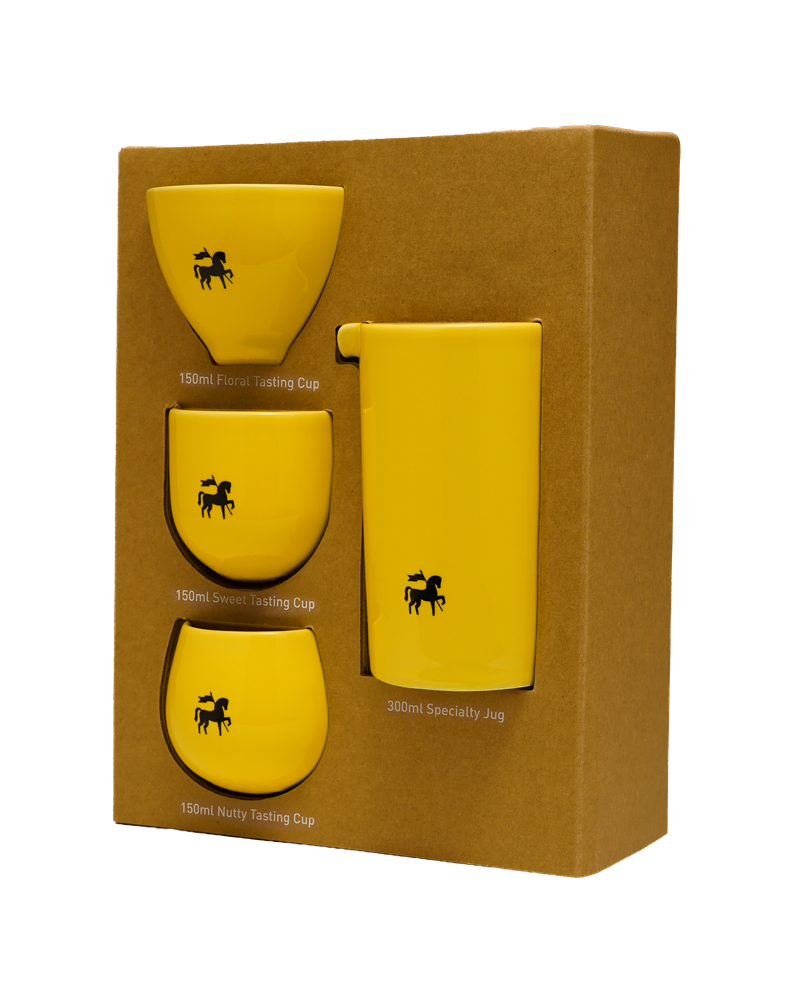 Black Knight Set of 4 Cups - Yellow | طقم 4 أكواب
