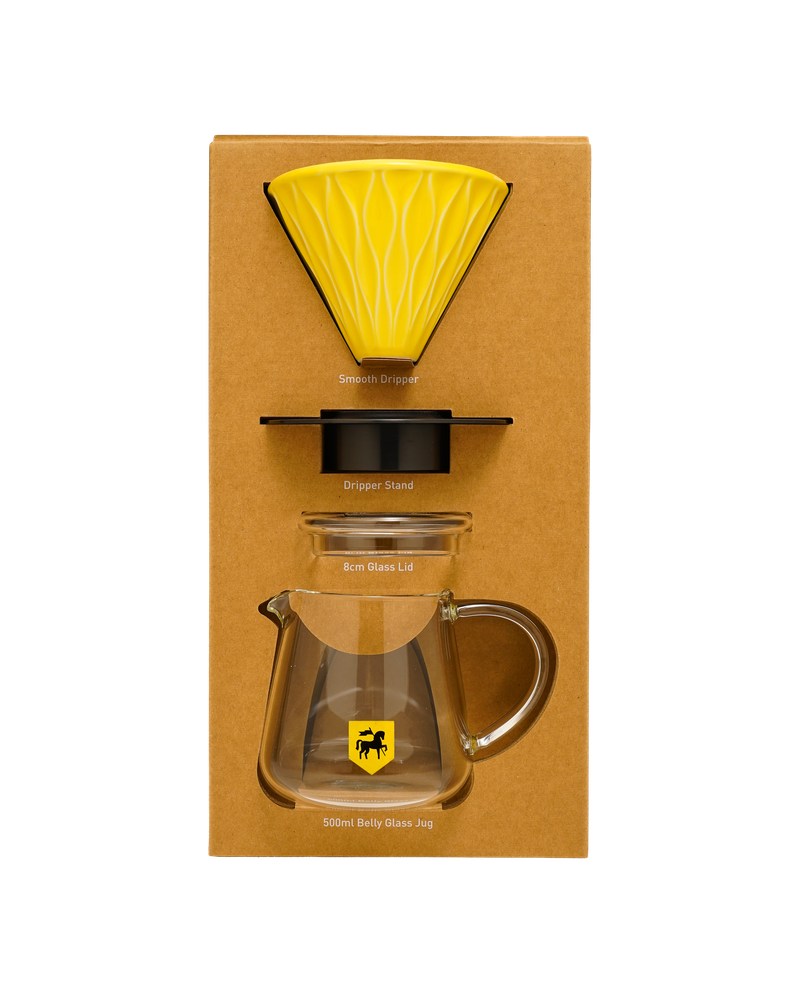 Black Knight Brewers Drippers Set - Yellow | طقم دريبرات