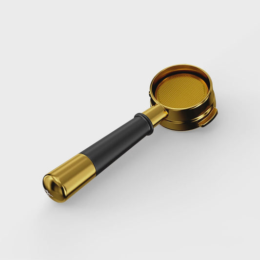 3BOMBER Portafilter for E61/Lamarzocco - 58mm Black & Gold | بورتافلتر
