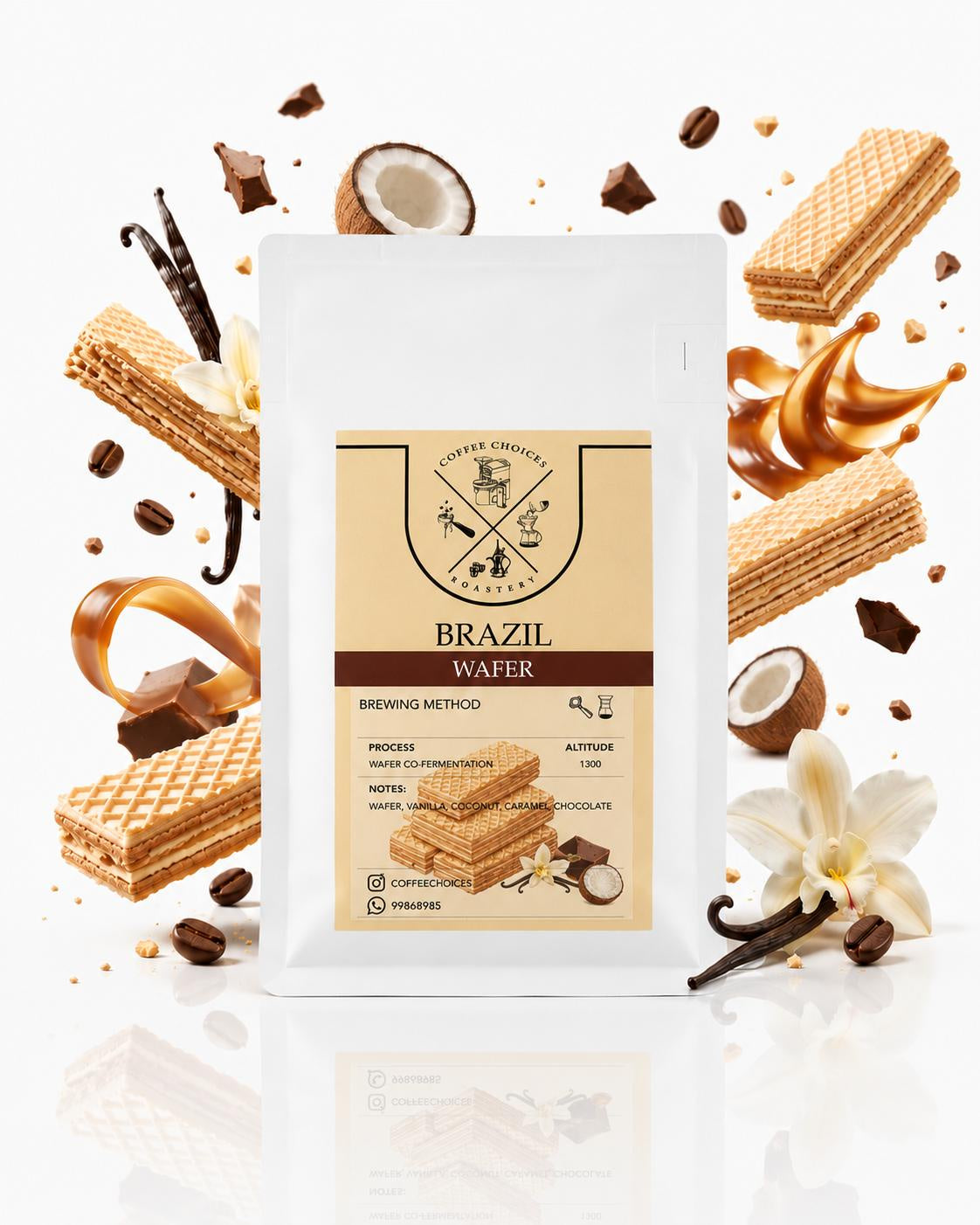 Coffee Choice  Brazil Wafer 250g | بن البرازيل