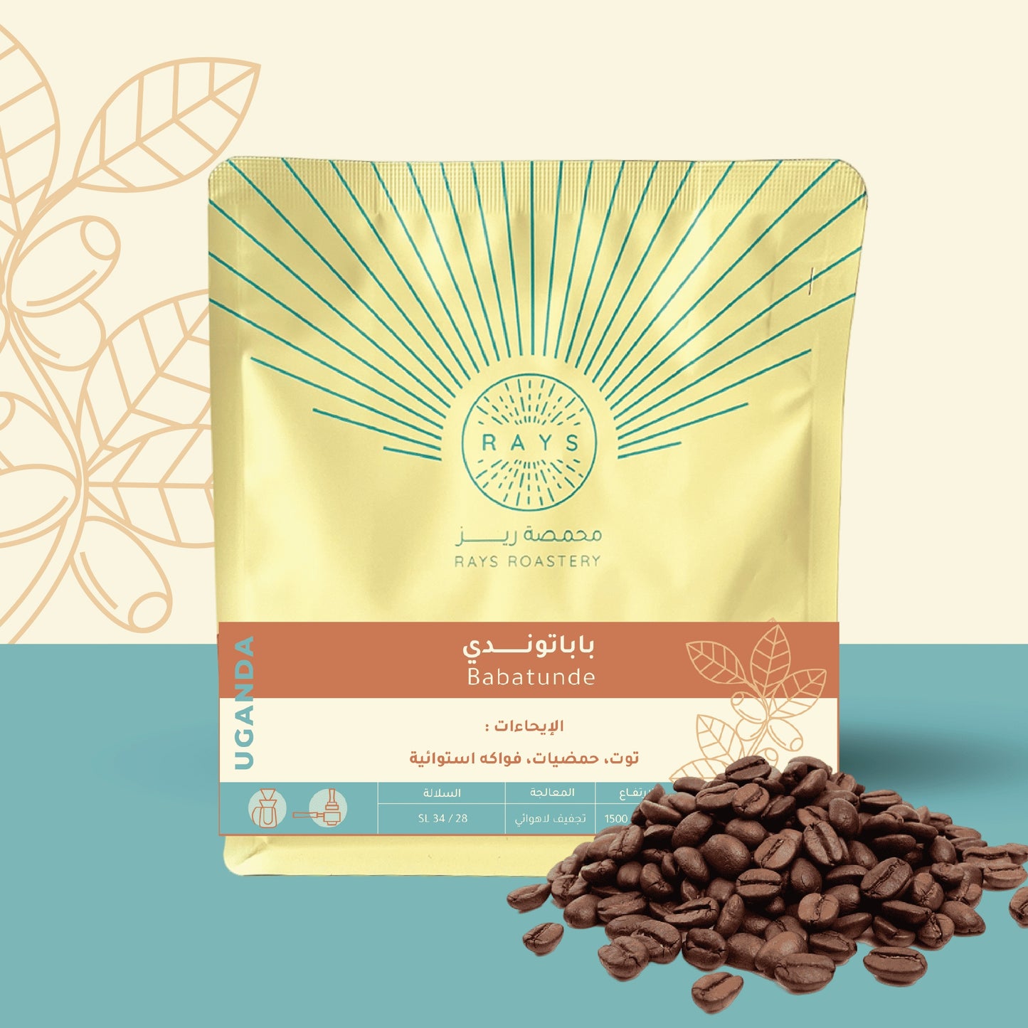 Rays Uganda Babatunde 250g | بن أوغندا