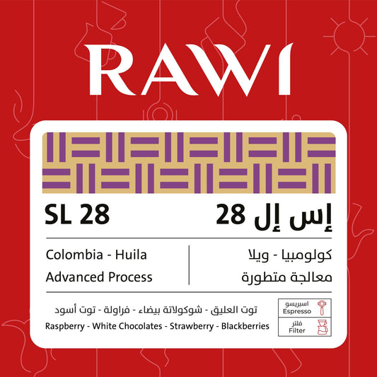 Rawi Colombia Huila SL28 250g
