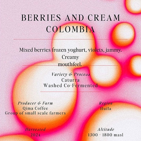 Sumo Colombia Berries and Cream 250g بن توت وكريما