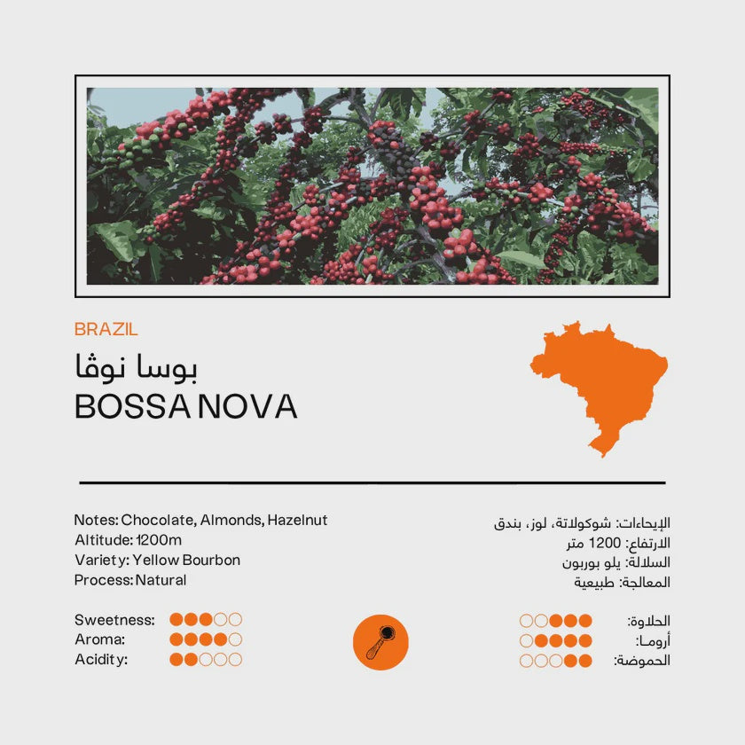 48 East BOSSA NOVA  Brazil 250g - Espresso | بن برازيلي