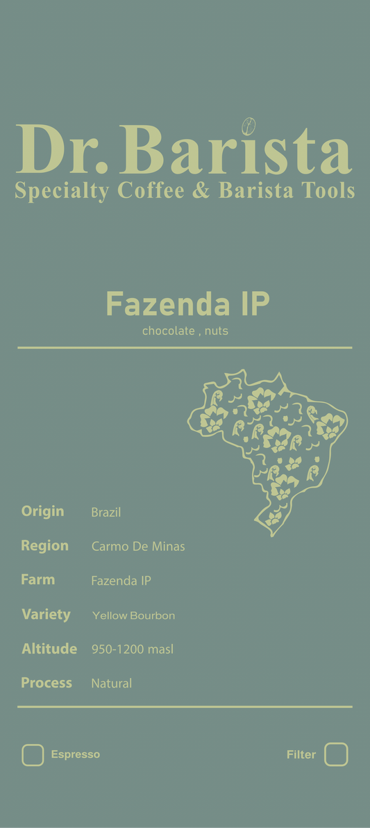 Dr.barista FAZENDA IP Brazil - Espresso 1kg بن فازيندا