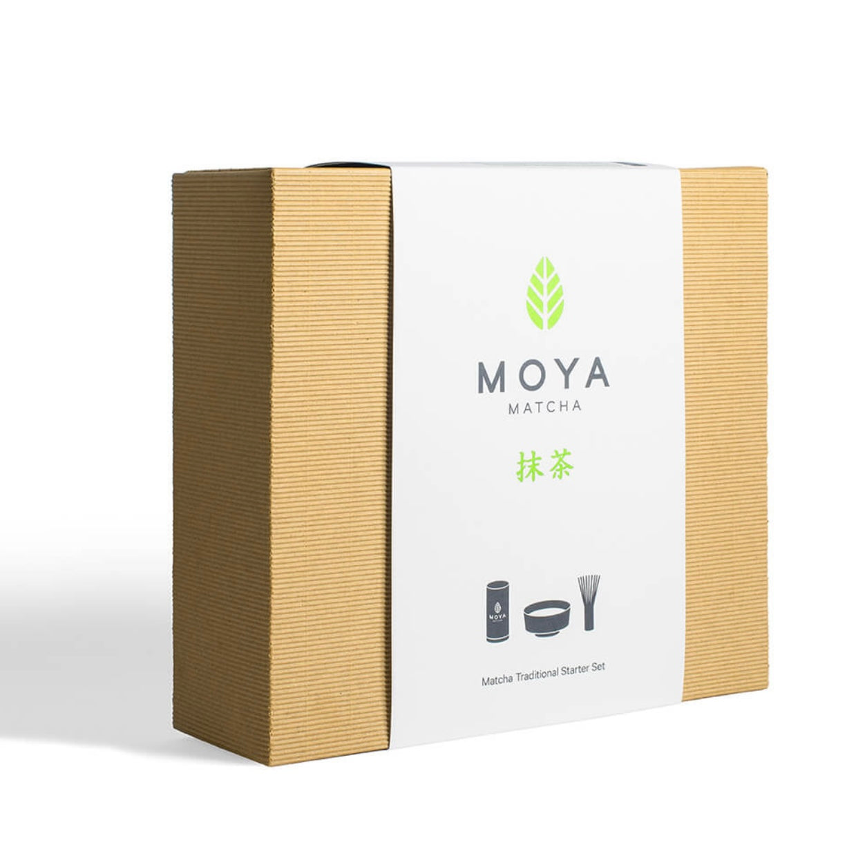 Moya Matcha Traditional Starter Set - Glass Bowl with Spout