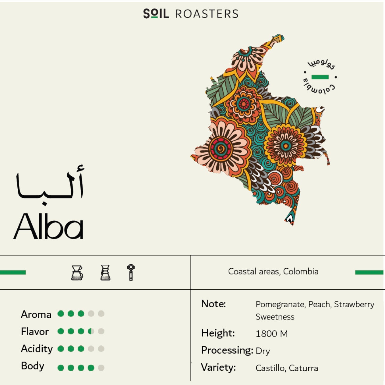 Soil Colombia ALBA 250g