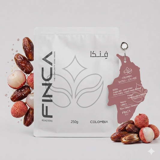 Finca Colombia Dates Lychee 250g | بن كولومبيا