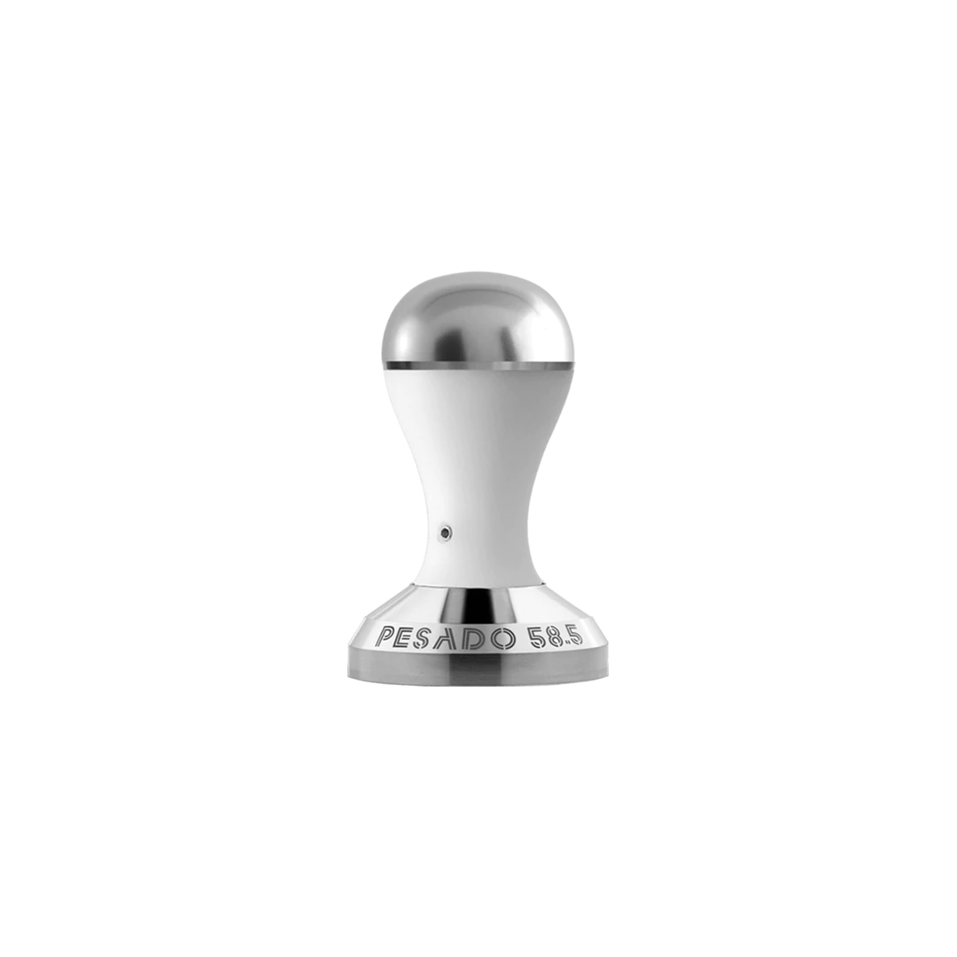 Pesado 58.5 Tamper - White & Silver