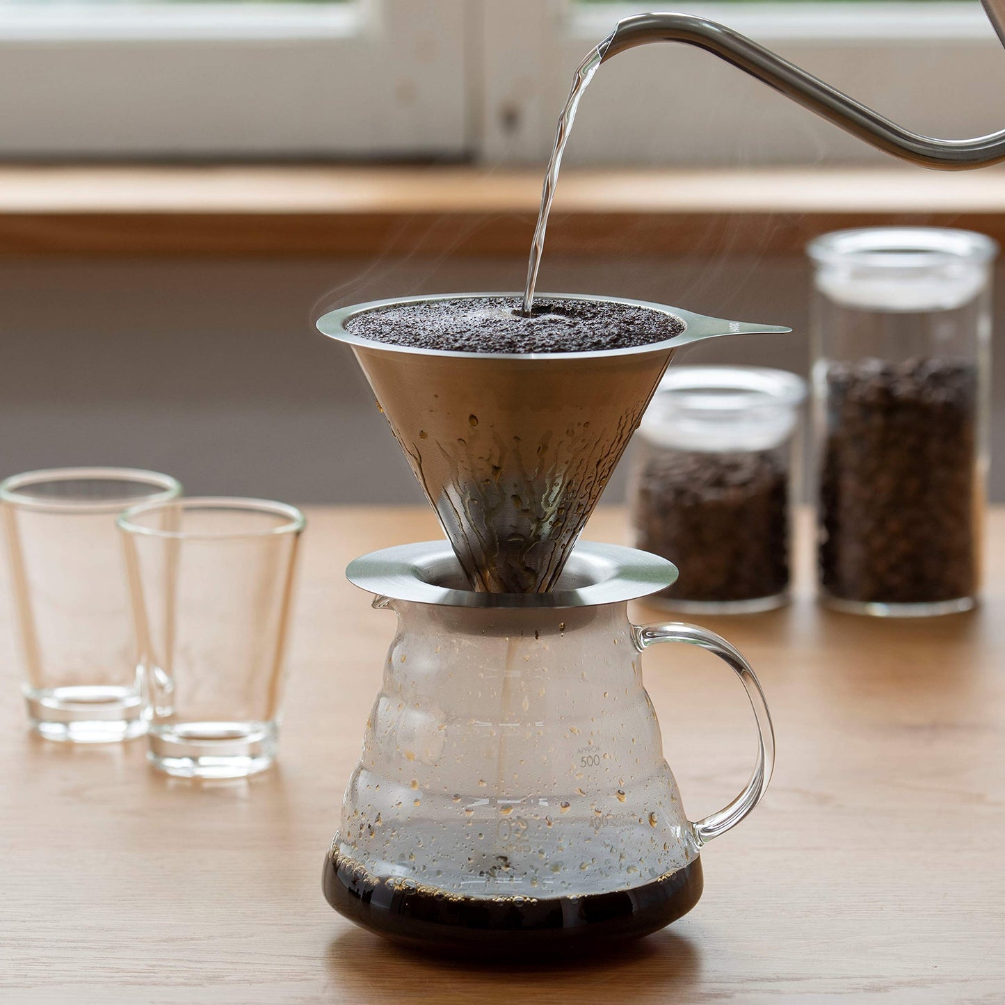 Hario Double Mesh Metal Dripper 02