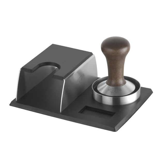 Motta Stainless Steel Integrated Tamping Stand
