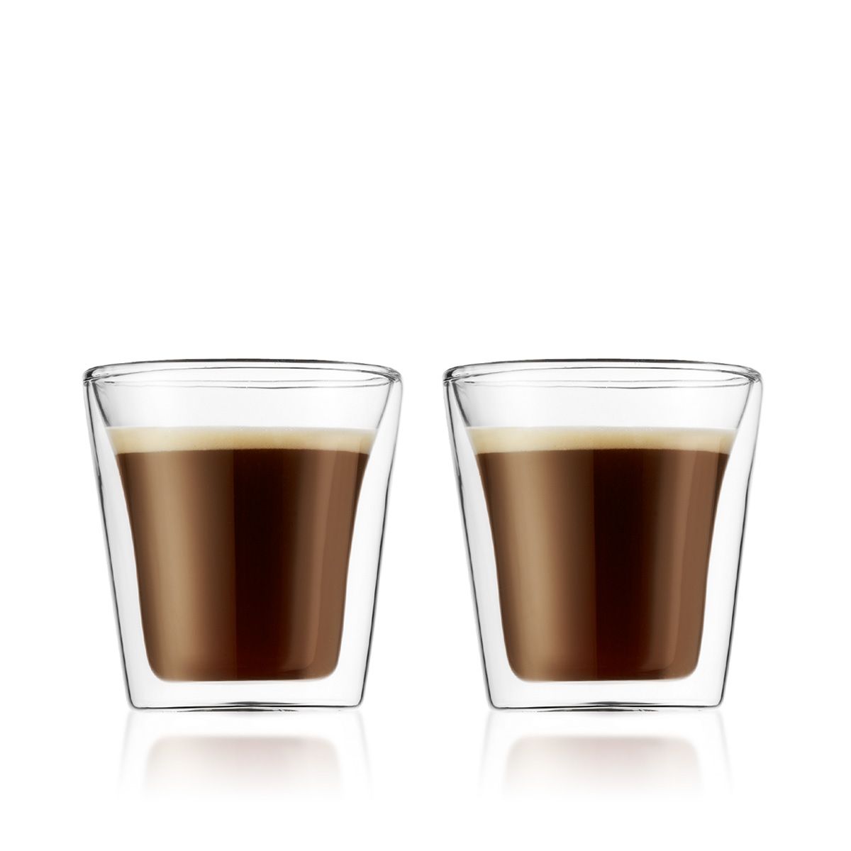 Bodum CANTEEN 2 pcs Glass, Double Wall, 100ml