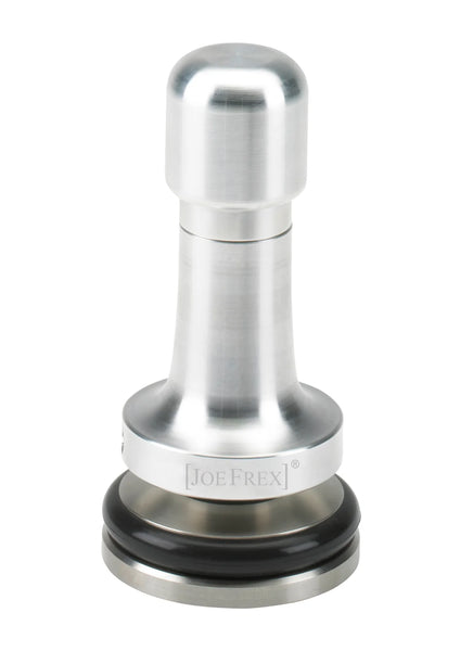 JoeFrex 51mm Customized Tamper Technic with Base - Silver