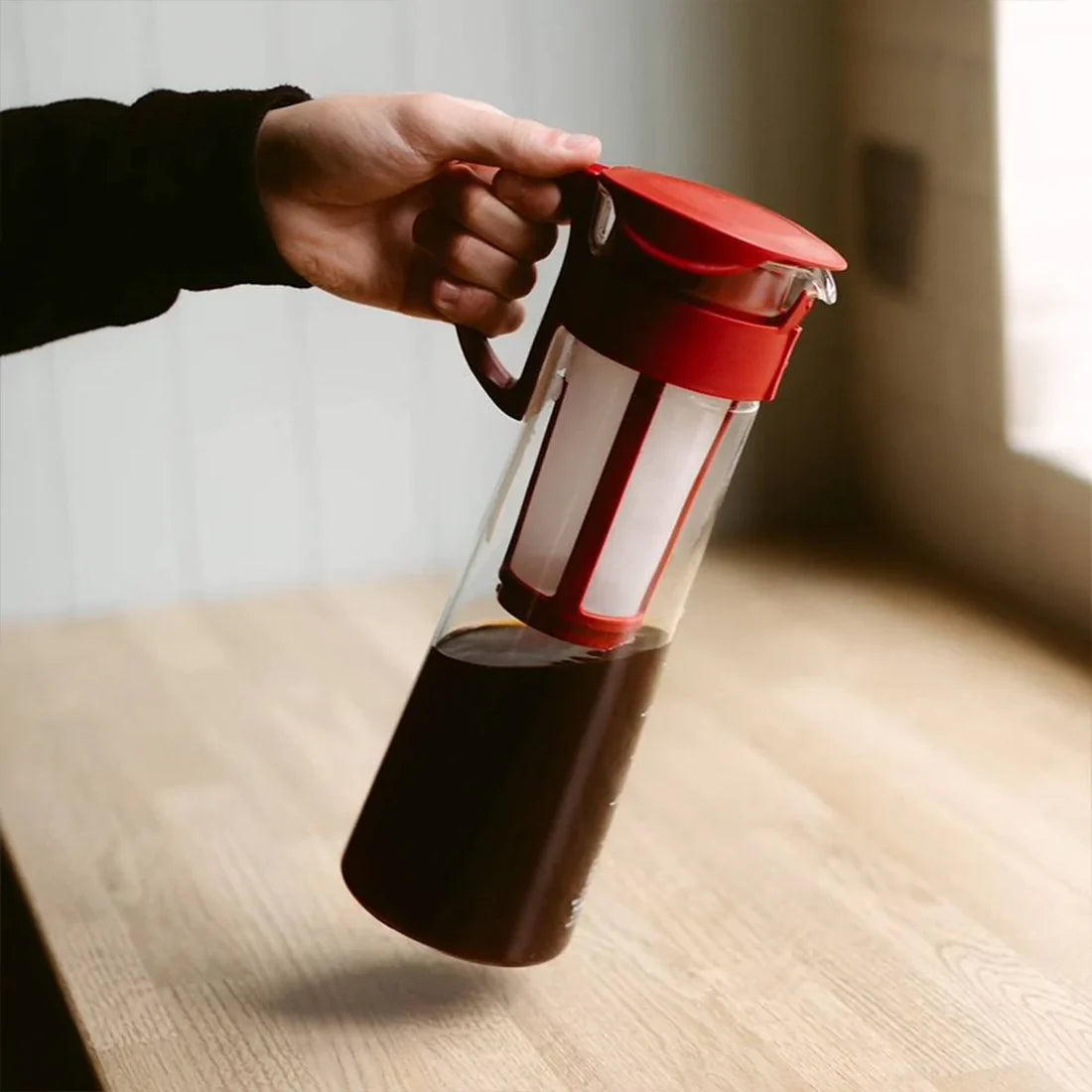 Hario Mizudashi Cold Brew Pot 1L - Red