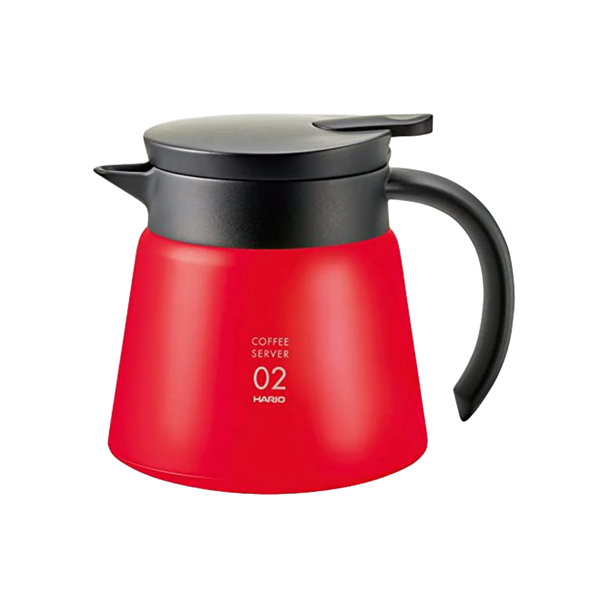 Hario V60 Insulated Stainless Steel Server 600ml - Red